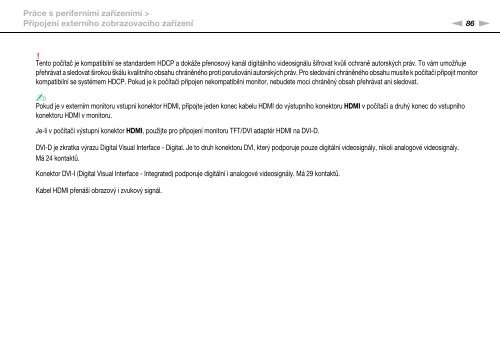 Sony VGN-AW4ZRF - VGN-AW4ZRF Istruzioni per l'uso Ceco