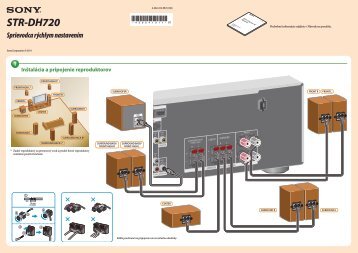 Sony STR-DH720 - STR-DH720 Guida di configurazione rapid Slovacco