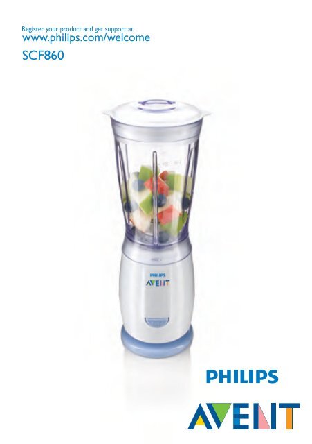 Philips Mini-blender et coffret repas Avent - Mode d&rsquo;emploi - FRA