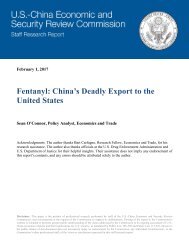 Fentanyl China’s Deadly Export to the United States