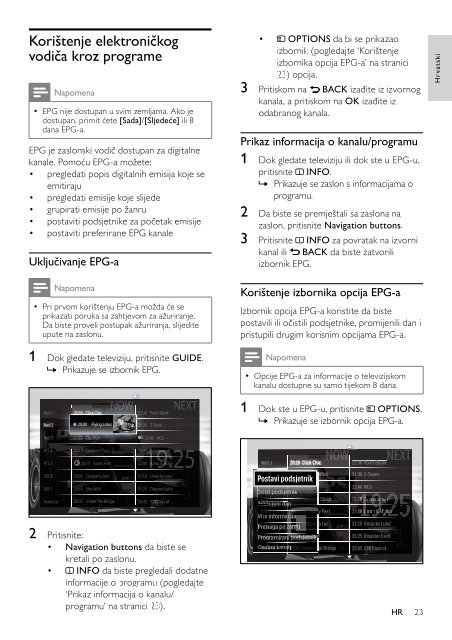 Philips TV LCD - Mode d&rsquo;emploi - HRV