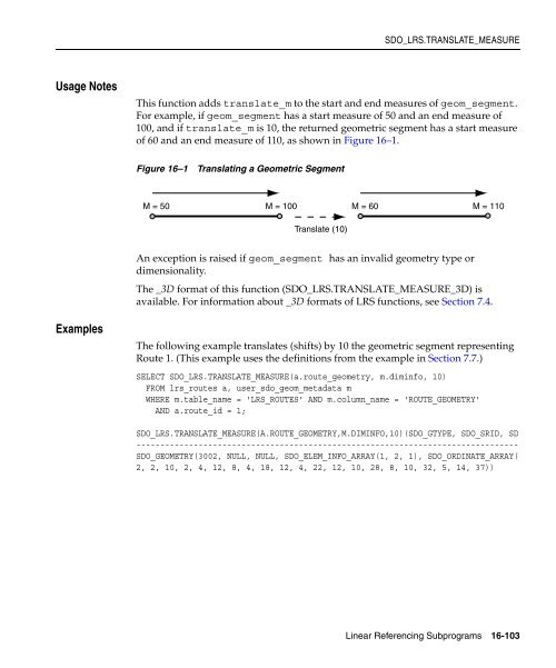 Oracle Spatial User's Guide and Reference - InfoLab