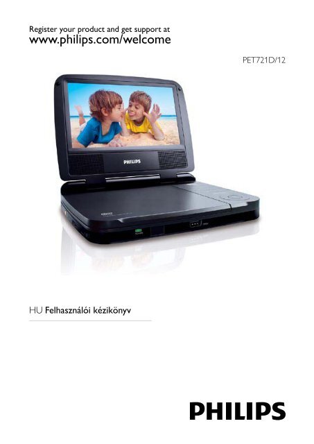 Philips Lecteur de DVD portable - Mode d&rsquo;emploi - HUN