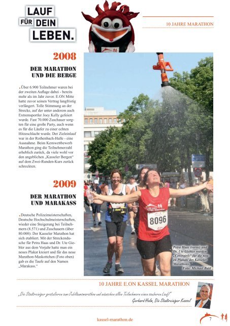 Magazin E.ON Kassel Marathon 2016