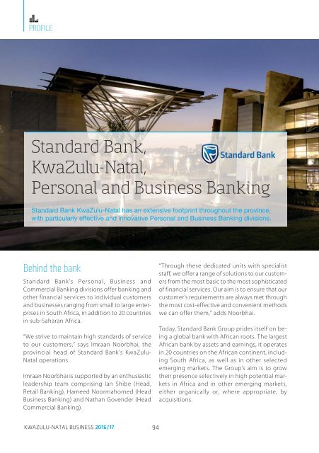 KwaZulu-Natal Business 2016-17 edition