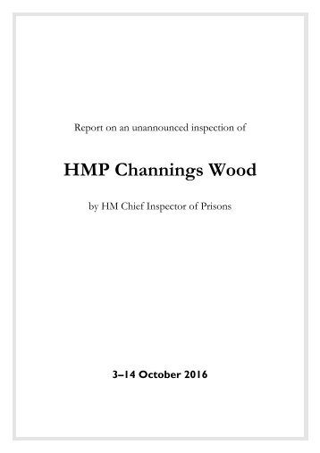 HMP Channings Wood