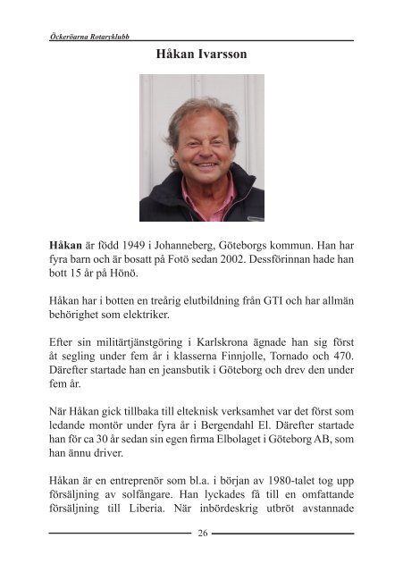 Innehållsförteckning - Rotary Öckerö