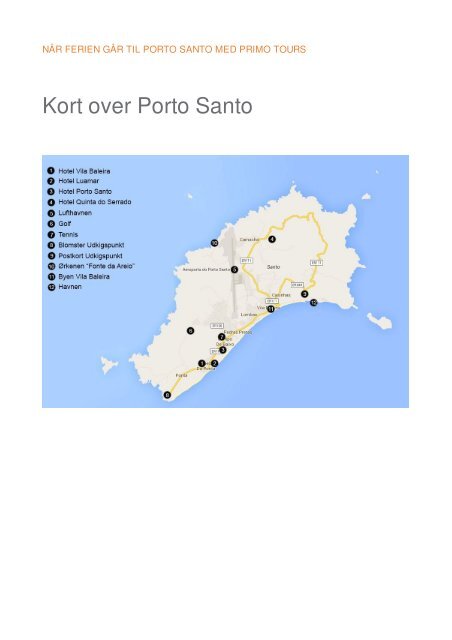 Destination: porto-santo