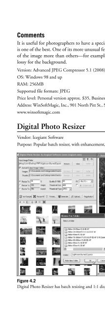 Digital Photographer's Software Guide - Bertemes - Net