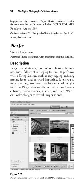 Digital Photographer's Software Guide - Bertemes - Net