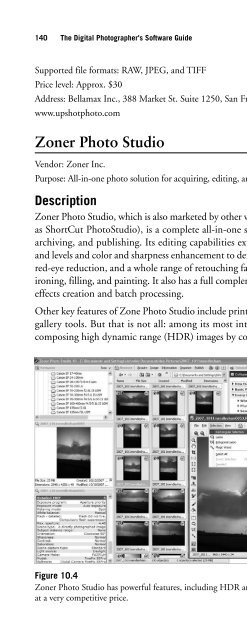 Digital Photographer's Software Guide - Bertemes - Net