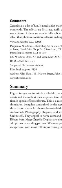 Digital Photographer's Software Guide - Bertemes - Net