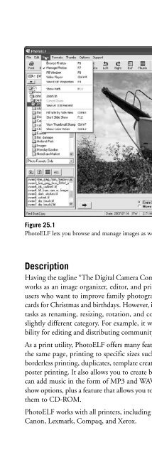 Digital Photographer's Software Guide - Bertemes - Net