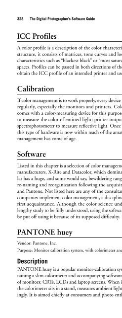 Digital Photographer's Software Guide - Bertemes - Net