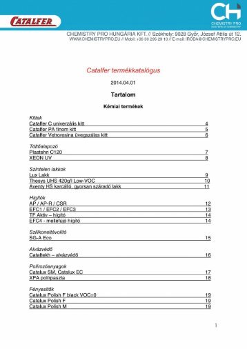 Catalog - HU