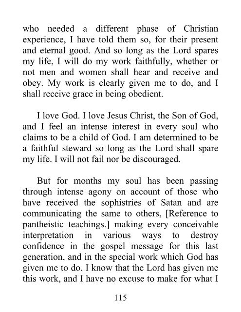 Selected Messages, Volume 3 - Ellen G. White