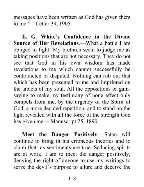 Selected Messages, Volume 3 - Ellen G. White