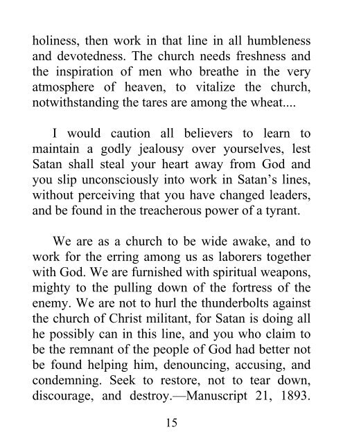 Selected Messages, Volume 3 - Ellen G. White