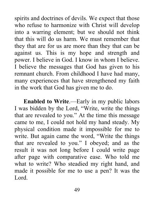 Selected Messages, Volume 3 - Ellen G. White