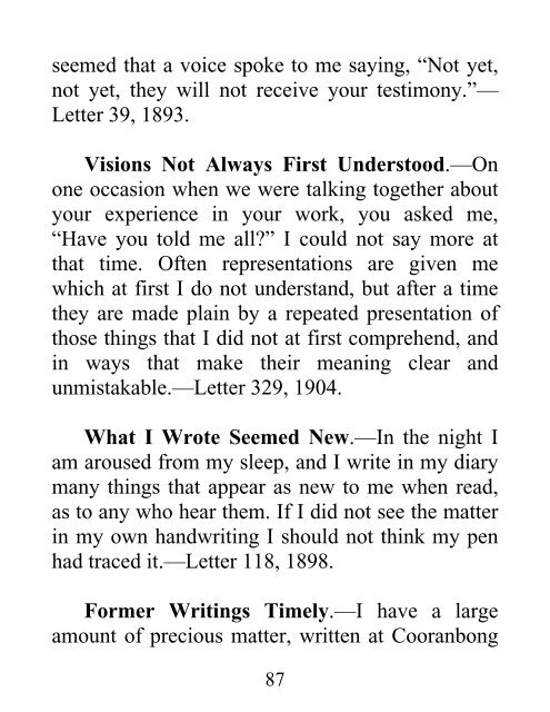 Selected Messages, Volume 3 - Ellen G. White