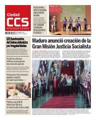 Maduro anunció creación de la Gran Misión Justicia Socialista