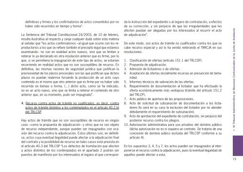 Manual Práctico sobre el RECURSO ESPECIAL EN MATERIA DE CONTRATACIÓN