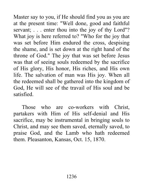 Testimonies for the Church, Volume 2 - Ellen G. White