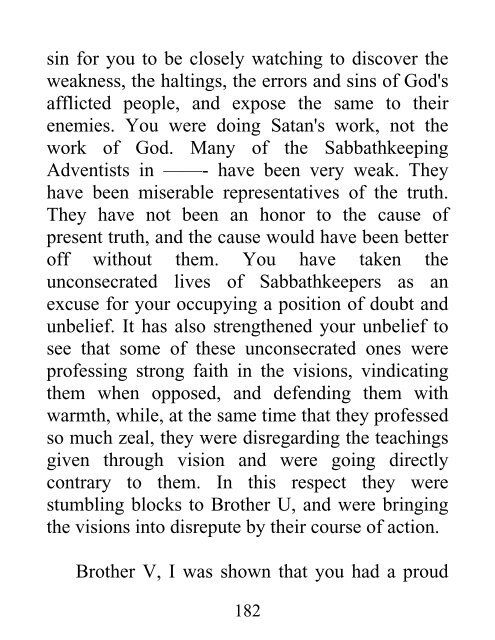 Testimonies for the Church, Volume 2 - Ellen G. White