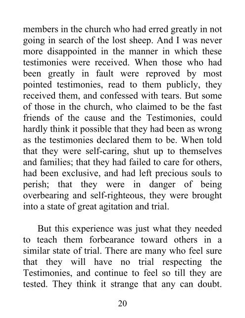 Testimonies for the Church, Volume 2 - Ellen G. White