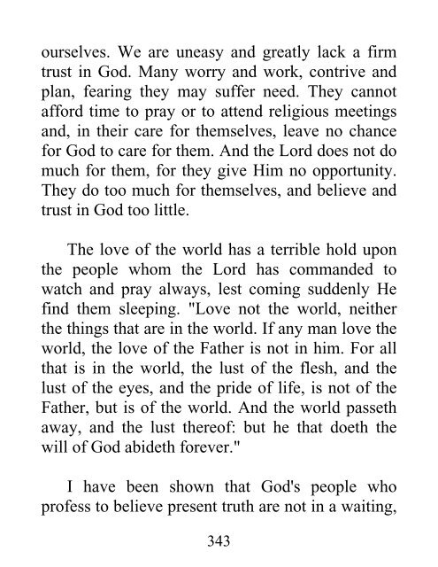 Testimonies for the Church, Volume 2 - Ellen G. White