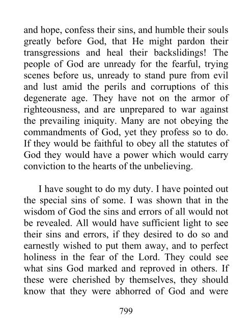 Testimonies for the Church, Volume 2 - Ellen G. White