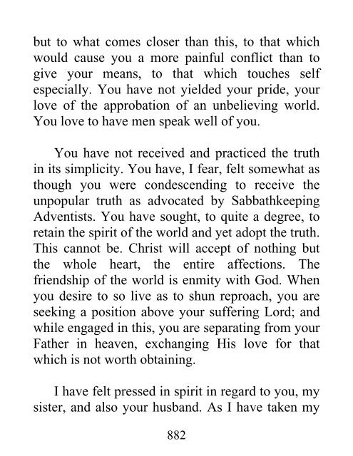 Testimonies for the Church, Volume 2 - Ellen G. White