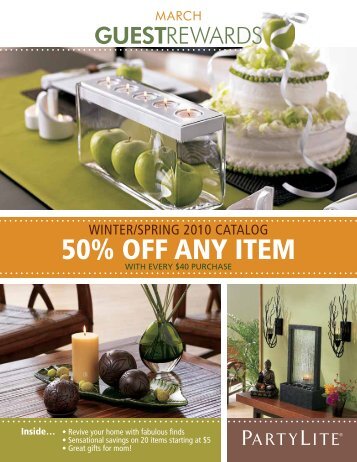 Mom's the Word! Surprise her with a special gift! - PartyLite