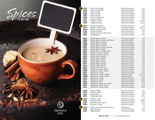 Chef Source 2016 catalog 