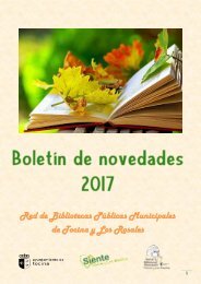 Novedades libros 2017. ADULTOS