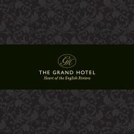 Grand Hotel Brochure