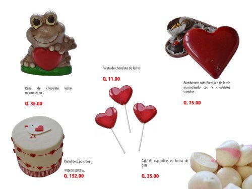 Catalogo Valentines 2017 - www.ChocolateriaZurich.com