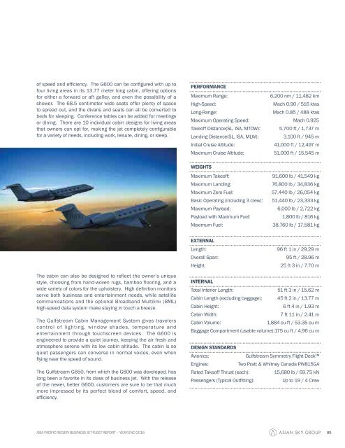 ASG Business Jet Fleet Report 2015 EN