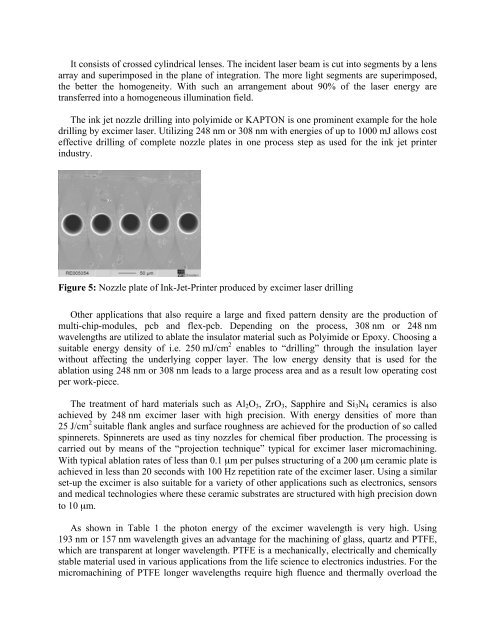 Comparison Excimer Laser – Solid State Laser Rainer ... - Coherent