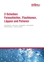 2-Scheiben Feinschleifen, Flachhonen, Läppen und Polieren