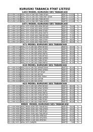 Kurusıkı Tabanca Fiyat Listesi