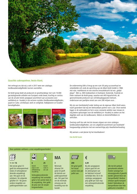 Agrodieren.be landbouwbenodigdheden en erf catalogus 2017