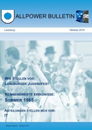 Bulletin Oktober 2015