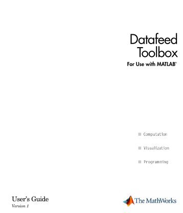 Datafeed Toolbox