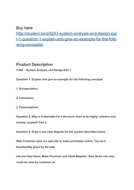 Structure Chart In System Analysis And Design