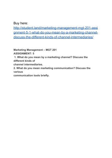 marketing mgt by philip kotler marketing mgt by philip kotler