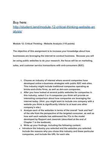 critical thinking websites critical thinking websites