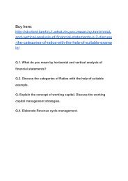 Q.1. What do you mean by horizontal and vertical analysis of financial statements? Q.2. Discuss the categories of Ratios with the help of suitable example.