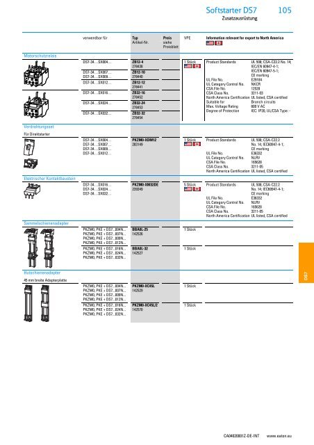 EATON_Sortimentskatalog_Antriebstechnik-effizient-gestalten-Motoren-starten-und-steuern_2016_DE