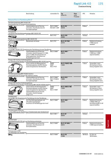 EATON_Sortimentskatalog_Antriebstechnik-effizient-gestalten-Motoren-starten-und-steuern_2016_DE